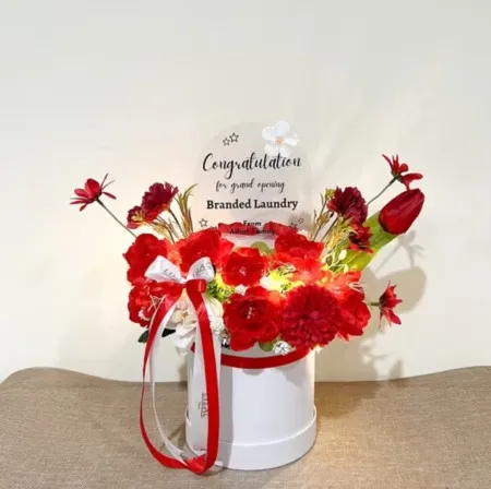 Bloom Box Akrilik Ucapan Grand Opening Bau Bau